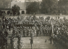 Pożegnanie IV Polskiej Drużyny Strzeleckiej na Rynku w Nowym Targu - 5 VIII 1914 r.