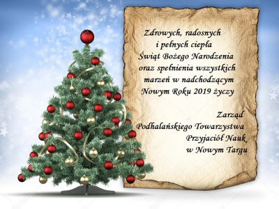 Życzenia świąteczne 2018 r.